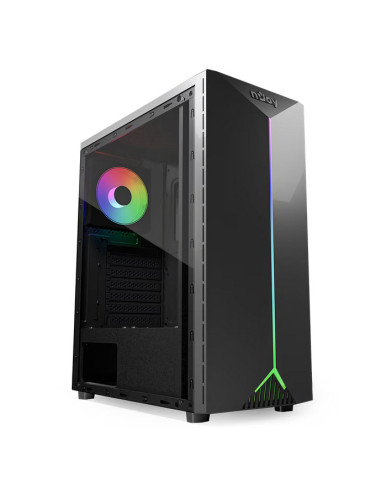 Carcase NJOY Carcasa NJOY Anil, RGB, Mid Tower,...