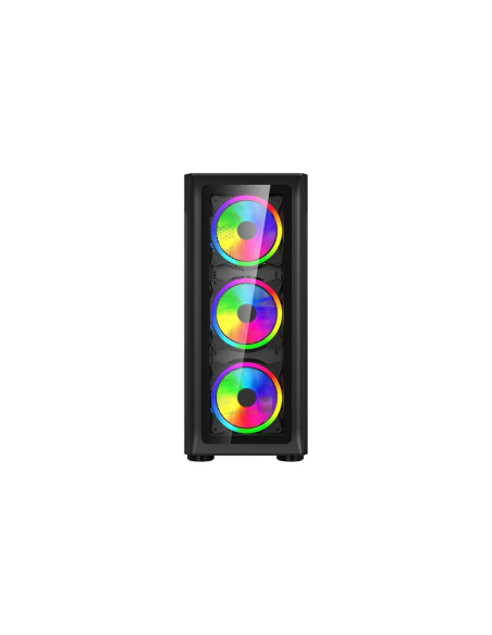 Carcase SPACER Carcasa SPACER SPCS-GC-SHIELD, RGB, Mid Tower, Black