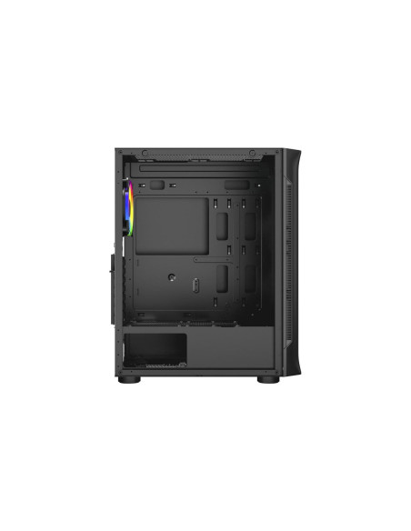 Carcase SPACER Carcasa SPACER SPCS-GC-SHIELD, RGB, Mid Tower, Black
