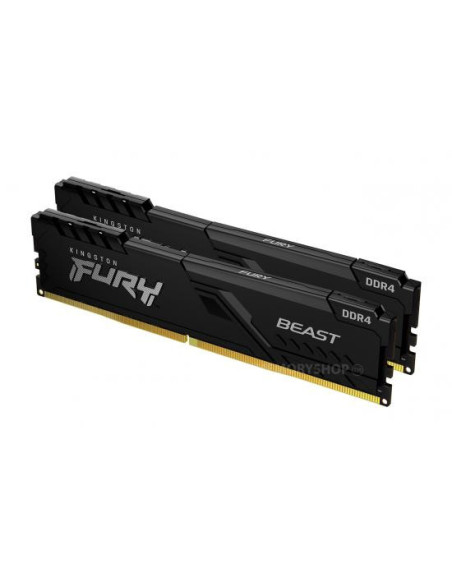 Memorii RAM Desktop KINGSTON Memorie RAM Kingston FURY Beast RGB, 32GB DDR4, 3200MHz, CL16