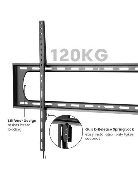 Suport TV / Monitor SERIOUX TV MOUNT SERIOUX TV7369F 60"-120" 120KG