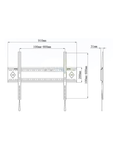 Suport TV / Monitor NEOMOUNTS Suport perete...