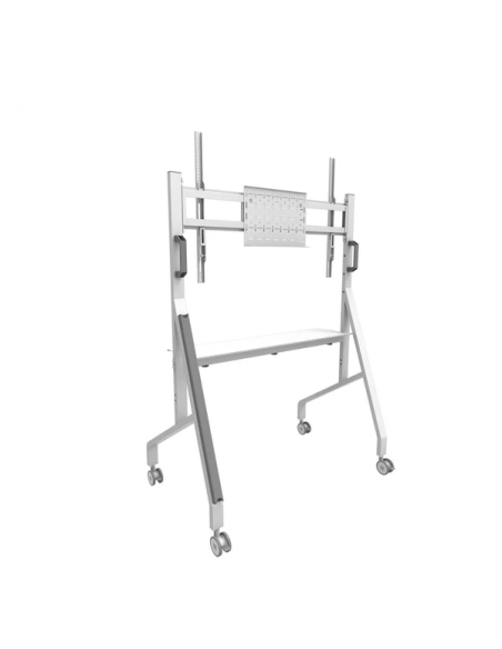 Suport TV / Monitor NEOMOUNTS Stand mobil de podea Neomounts 55"-86" 76kg VESA 100x100 - 900x600 alb
