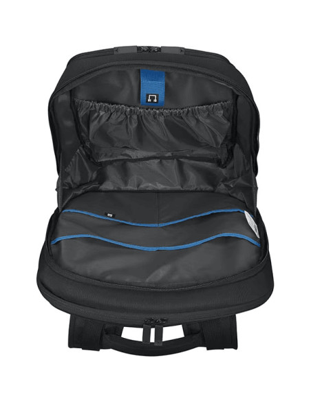 Rucsac laptop gaming Lenovo Armored II 18", Negru, Rezistent la apa, 2 x bretele de umar reglabile, Buzunare aditionale pentru a