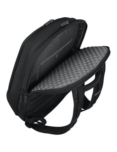 Rucsac laptop gaming Lenovo Armored II 18", Negru, Rezistent la apa, 2 x bretele de umar reglabile, Buzunare aditionale pentru a