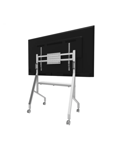 Suport TV / Monitor NEOMOUNTS Stand mobil de podea Neomounts 55"-86" 76kg VESA 100x100 - 900x600 alb