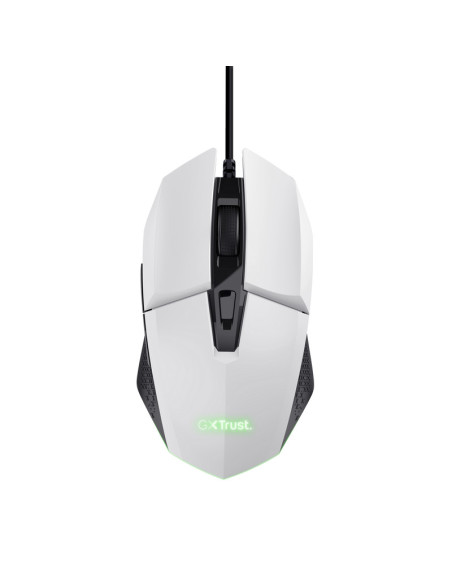 Mouse TRUST Mouse Gaming Trust GXT 109W Felox, 6400 DPI, alb