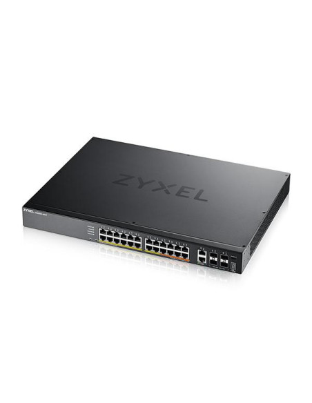 Switch-uri ZYXEL XGS2220-30HP, L3 Access Switch, 400W PoE, 16xPoE+/10xPoE++, 24x1G RJ45 2x10mG RJ45, 4x10G SFP+ Uplink, incl. 1