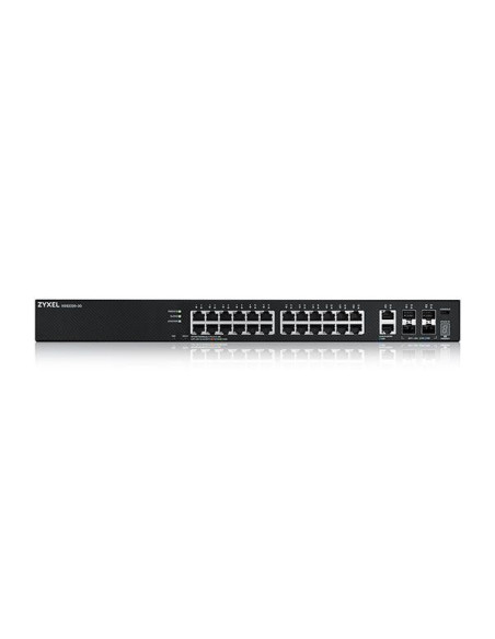 Switch-uri ZYXEL XGS2220-30, L3 Access Switch, 24x1G RJ45 2x10mG RJ45, 4x10G SFP+ Uplink, incl. 1 yr NebulaFlex Pro