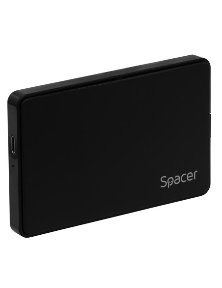 Hard Disk-uri externe SPACER Rack extern HDD/SSD 2.5" Spacer USB-C 3.1 negru