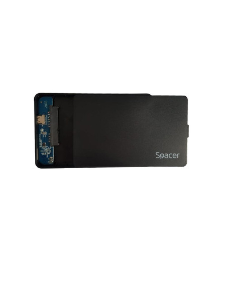 Hard Disk-uri externe SPACER Rack extern HDD/SSD 2.5" Spacer USB-C 3.1 negru