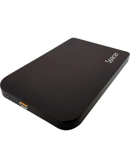 Hard Disk-uri externe SPACER RACK extern SPACER, pt HDD/SSD, 2.5 inch, SATA, interfata PC USB 3.0, Husa piele sintetitca, alumin