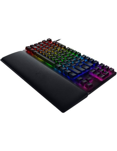 Tastaturi RAZER Tastatura Mecanica Gaming Razer Huntsman V2 Tenkeyless, RGB, USB, negru