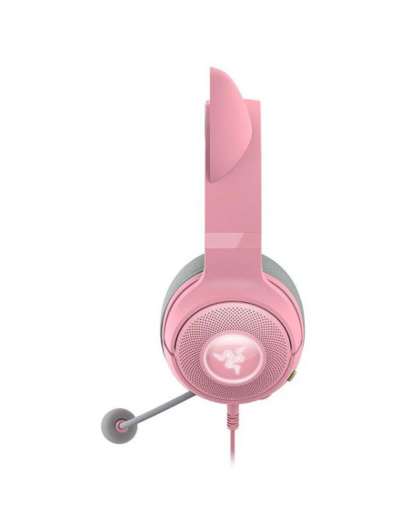 Casti audio RAZER Casti Gaming Head-band Razer Kraken Kitty V2, Wired, noise-canceling, Negru