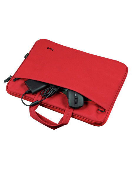 Geantă laptop TRUST Geanta laptop Trust Bologna Eco 16", rosu