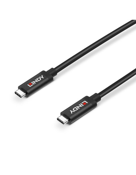 Cabluri periferice Lindy Cablu USB 3.2 Gen 2 C/C Activ, negru