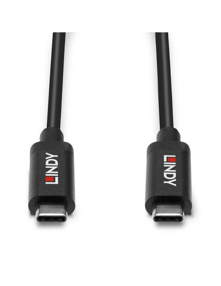 Cabluri periferice Lindy Cablu USB 3.2 Gen 2 C/C Activ, negru