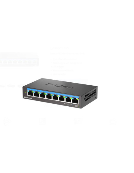 Switch-uri D-LINK DMS-108 UNMANAGED SWITCH 8 PORT, Interfata: 8 x 10/100Mbps/1G/2.5G, Auto MDI/MDIX, Capacitate Switch 40 Gbps,