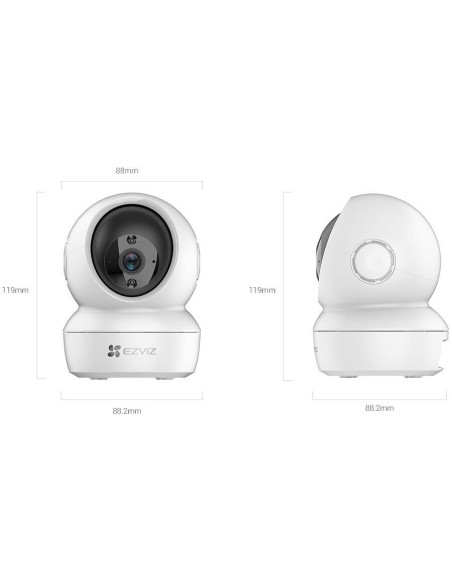 Camere supraveghere IP EZVIZ Camera supraveghere video WIFI Pan & Tilt Ezviz CS-H6C-R101-1G2WF Senzor: F2.4 @ 1/3" Progressive S