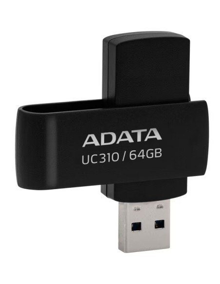 Memorii USB ADATA Memorie USB ADATA UC310 64 GB, USB 3.2, Negru
