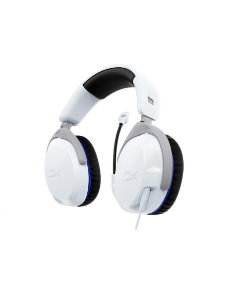 Casti audio HP Casti Gaming Head-band HyperX Cloud Stinger 2, Wired, noise-canceling, Alb