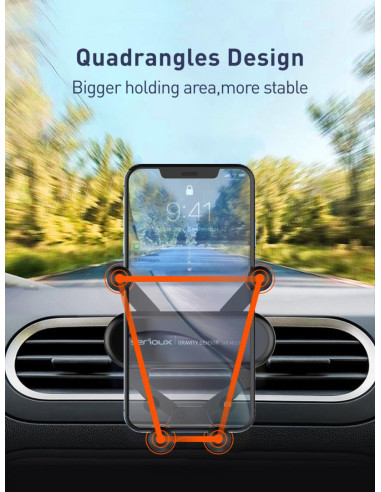Accesorii SERIOUX Suport auto telefon Gravity...