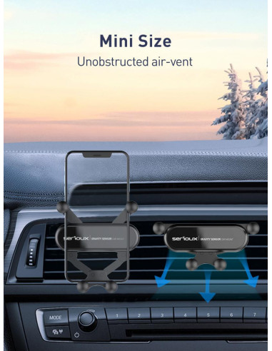 Accesorii SERIOUX Suport auto telefon Gravity...