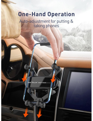 Accesorii SERIOUX Suport auto telefon Gravity...