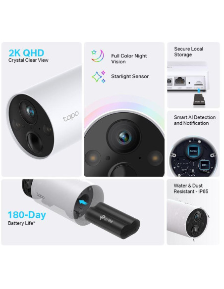 Camere supraveghere IP TP-LINK TAPO C420S1 WIFI 1 CAM HOME SECURITY