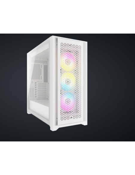 Carcase CORSAIR Carcasa Corsair iCUE 5000D RGB Airflow, RGB, Mid Tower, White