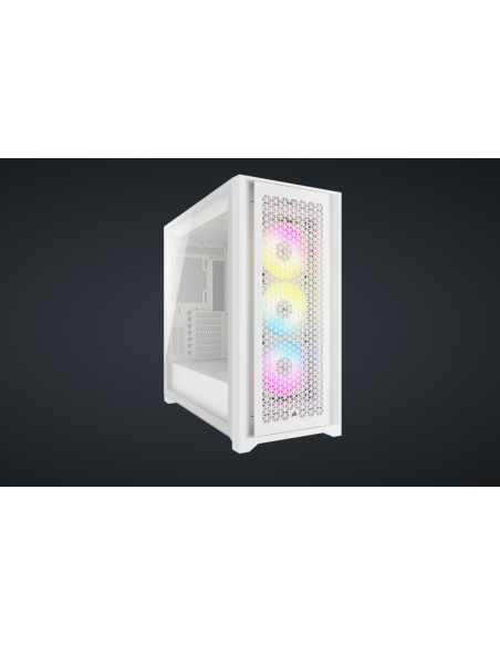 Carcase CORSAIR Carcasa Corsair iCUE 5000D RGB Airflow, RGB, Mid Tower, White