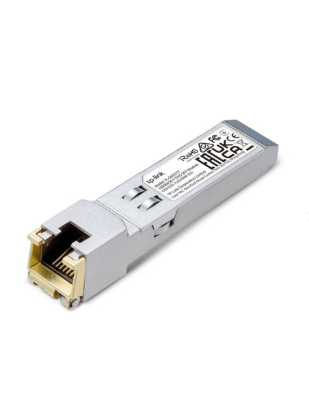 Accesorii switch-uri TP-LINK "1000BASE-T RJ45 SFP Module SPEC: 1000Mbps RJ45 Copper Transceiver, Plug and Play with SFP Slot, Up