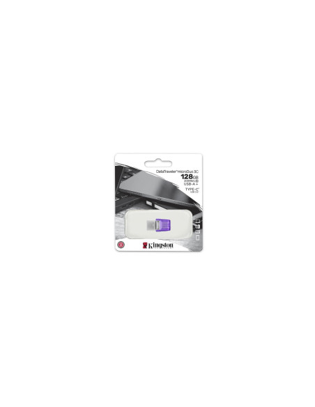 Memorii USB KINGSTON Memorie USB Kingston microDuo 3C 128 GB, USB 3.0, Purpuriu