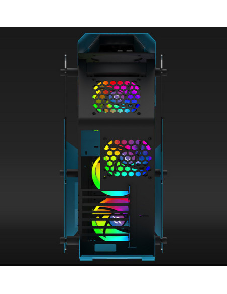 Carcase AQIRYS Carcasa Aqirys Procyon, RGB, Mid Tower, Blue