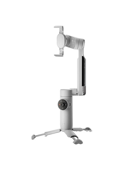 Carduri memorie Insta360 Flow Stabilizer, lungime selfie stick incorporat 215mm, dimensiune trepied incorporat 80mm, alb