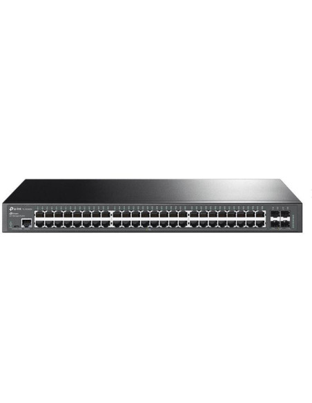 Switch-uri TP-LINK "JetStream™ 48-Port Gigabit L2+ Managed Switch with 4 10GE SFP+ Slots PORT: 48× Gigabit RJ45 Ports, 4× 10G SF
