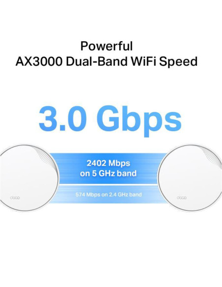 Routere Wireless TP-LINK DECO X50-POE AX3000 MESH 3PK