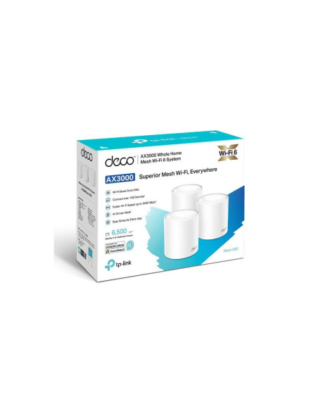 Routere Wireless TP-Link AX3000 whole home mesh Wi-Fi 6 System, Deco X50(3-pack) Dual- Band, Standarde Wireless: IEEE 802.11ax/a