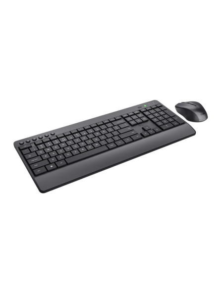 Kit mouse tastatura TRUST Kit Wireless tastatura si mouse TRUST Trezo, taste numerice, negru