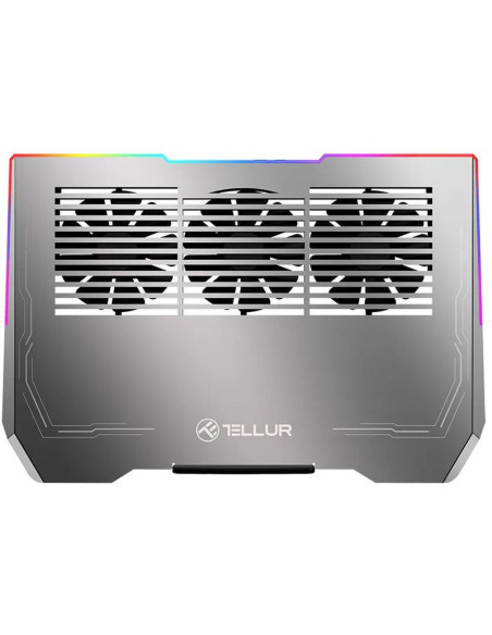 Stand & cooling pad TELLUR Cooler laptop Tellur Shade, pentru laptpori cu dimensiunea de 17", 3 ventilatoare, conexiune USB-A sa