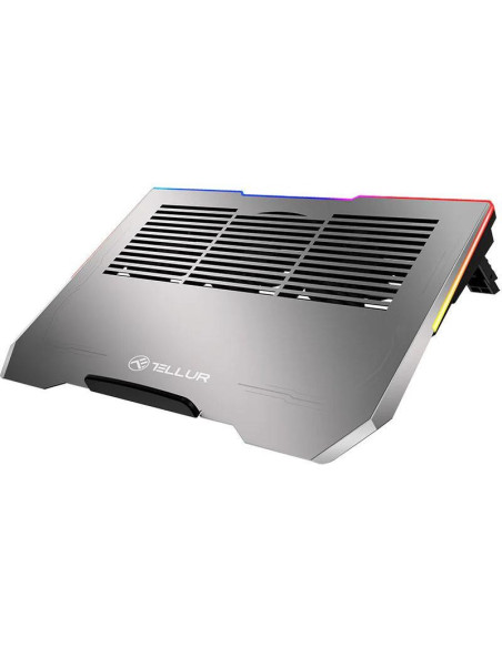 Stand & cooling pad TELLUR Cooler laptop Tellur Shade, pentru laptpori cu dimensiunea de 17", 3 ventilatoare, conexiune USB-A sa