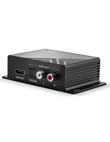 Extendere audio-video Lindy extractor Audio HDMI 4K60, interfata HDMI 2.0, latime de banda 18Gbps, interfata audio: SPDIF, analo