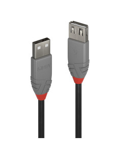 Cabluri periferice Lindy Cablu USB 2.0 Ext. USB 2m,...