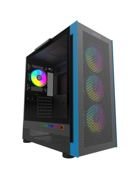 Carcase AQIRYS Carcasa AQIRYS Sargas, RGB, Mid Tower, Black