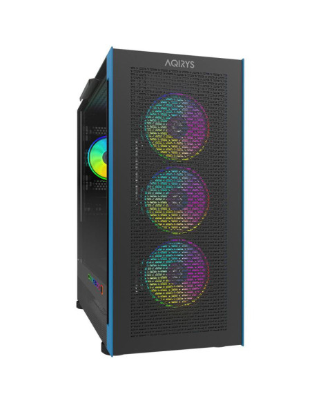 Carcase AQIRYS Carcasa AQIRYS Sargas, RGB, Mid Tower, Black