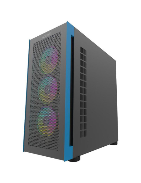 Carcase AQIRYS Carcasa AQIRYS Sargas, RGB, Mid Tower, Black