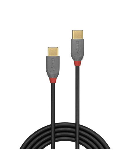 Cabluri periferice LINDY Cablu Lindy 1m USB 2.0 Type-C, Anthra Line