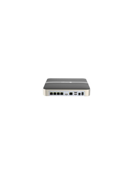 NVR MILESIGHT TECHNOLOGY Mini POE NVR Milesight 4 Canale MS-N1004-UPC, Rezolutie inregistrare: 8MP , Rezolutie redare: 11*(30fps