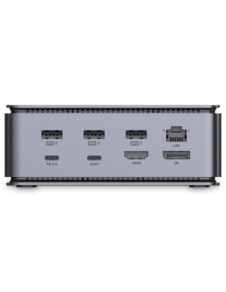 Docking station LINDY Docking station Lindy DST-Pro USB4, USB Type-C, 100W, Gri, 2 ani Garantie