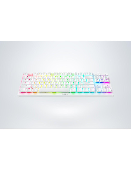 Tastaturi RAZER Tastatura Mecanica Gaming Razer DeathStalker V2 Pro Tenkeyless, RGB, Alb